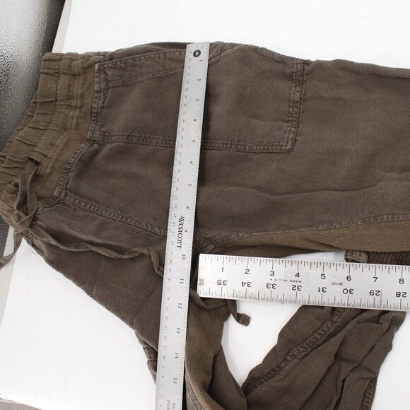 Standard James Perse Pants Womens 1 Canvas Linen Blend Jogger Drawstring relaxed - Picture 9 of 11